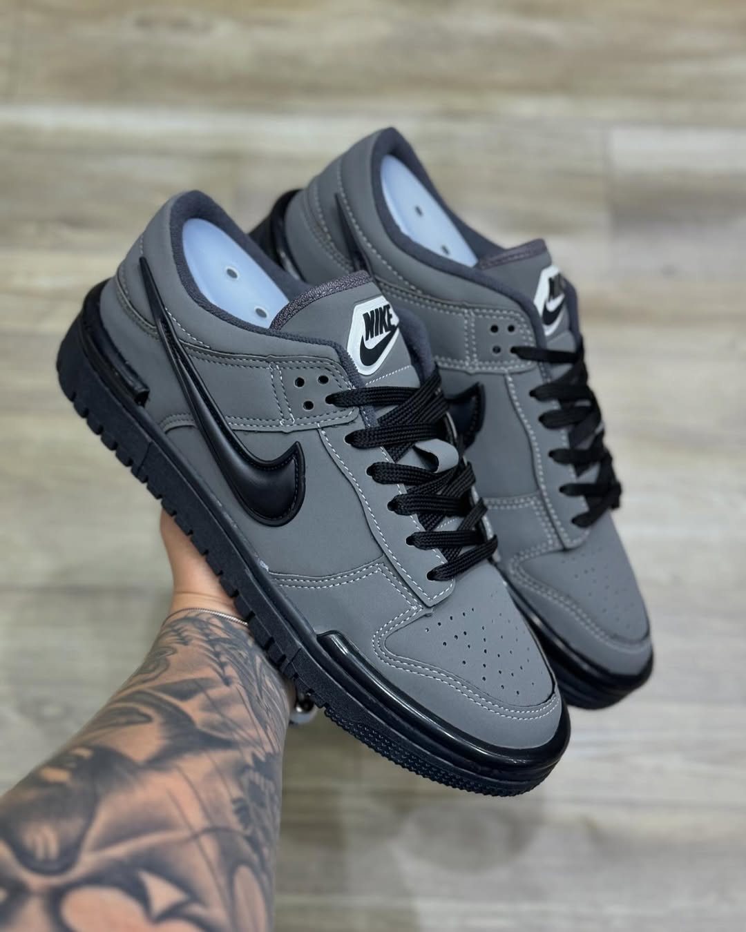 NK SB TWIST "Preto/Cinza"