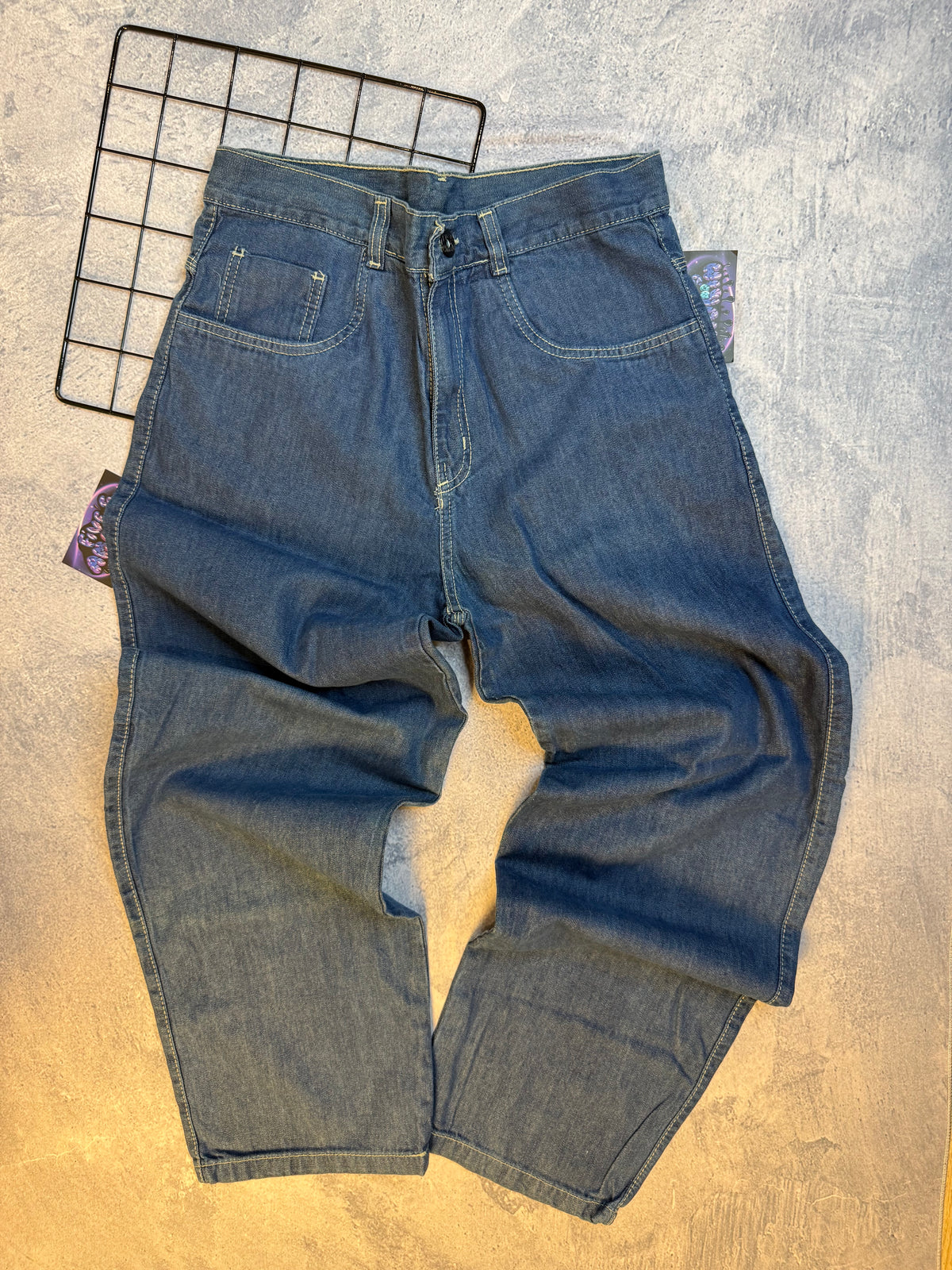 Calça Balão "Azul escuro"