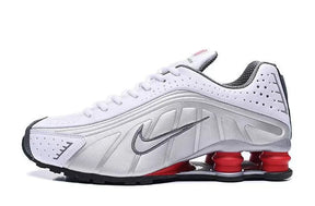 NK SHOX R4 "BRANCO/VERMELHO" - PRONTA ENTREGA
