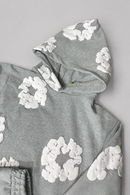 Conjunto Denim Tears Cinza (Moletom e Bermuda)