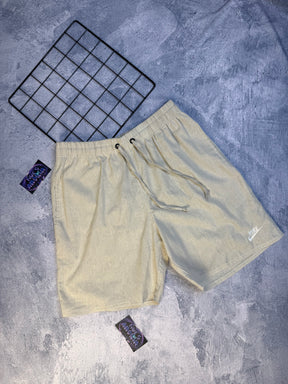 Bermuda linho mini icon  “Bege"