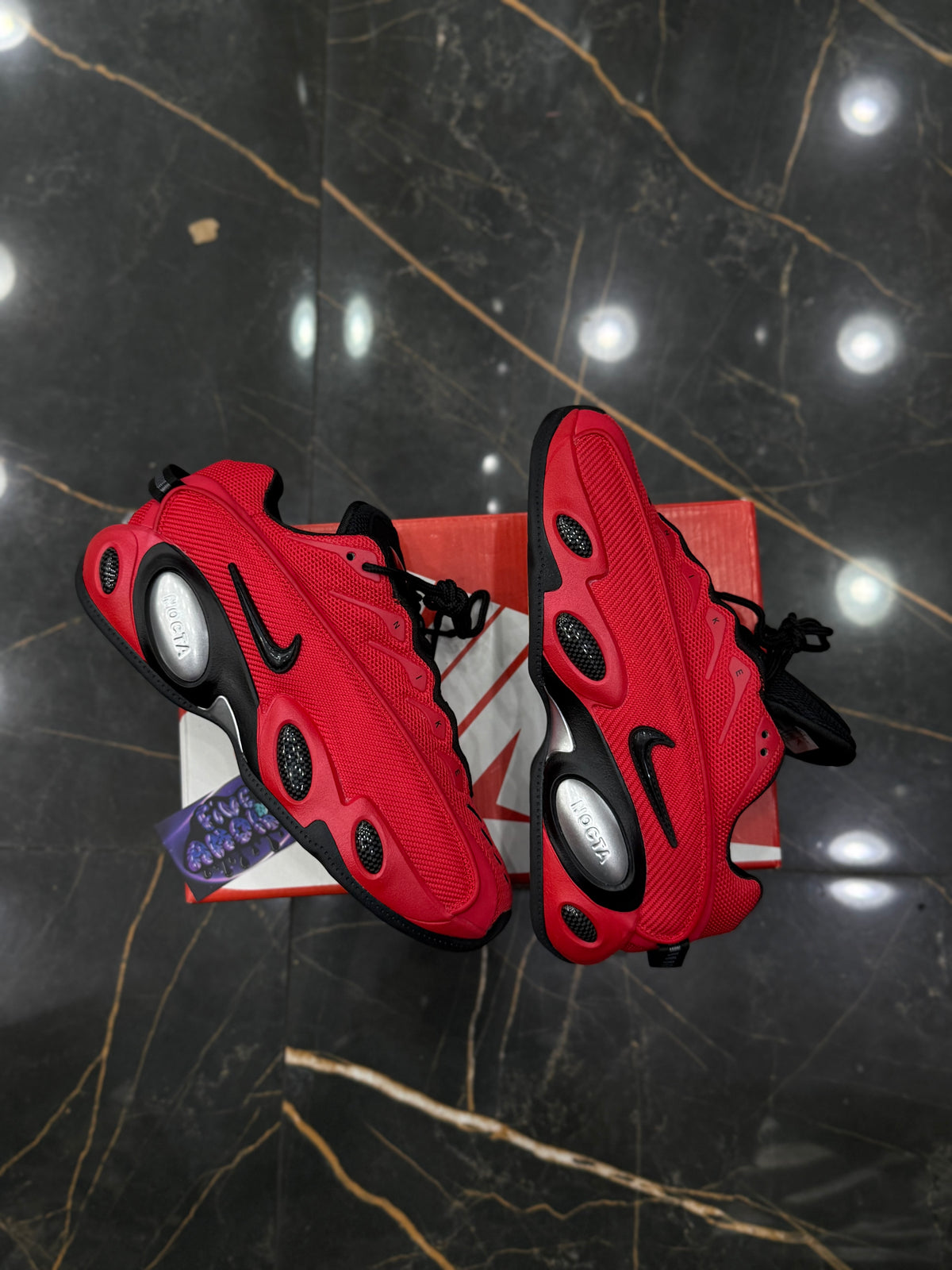 NOCTA x Nike Glide "Bright Crimson" - Pronta entrega