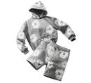 Conjunto Denim Tears Cinza (Moletom e Bermuda)