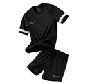Conjunto Esportivo Academy Dri-FIT — Preto/Branco