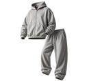 Conjunto moletom canguru Cinza