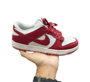Dunk Low - Branco/Vermelho