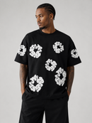 Camiseta Oversized Denim Tears — Black
