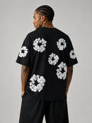 Camiseta Oversized Denim Tears — Black