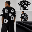 Camiseta Oversized Denim Tears — Black