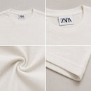 Camiseta Slim Fit Essential Zara — Off