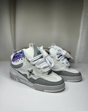 LOUIS VUITTON SKATE “CINZA/BRANCO”