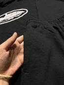 Conjunto Corteiz Preto (Moletom e Bermuda)