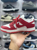Dunk Low - Branco/Vermelho